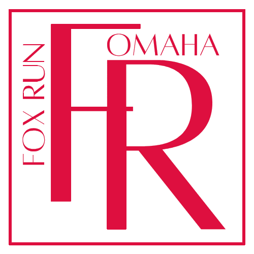 Fox Run Omaha logo featuring the community name and brand design.